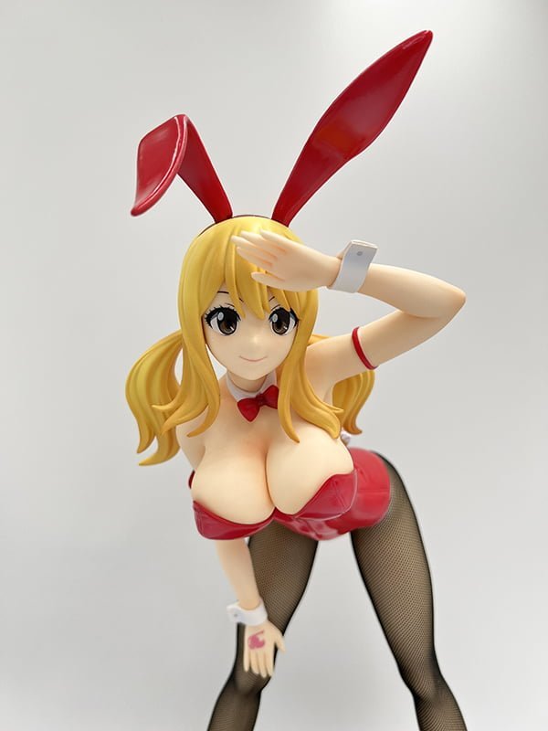 Fairy Tail Lucy heartfilia bunny girl dress sexy anime girl figure view 4