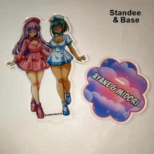 Ayane & Midori Anime Standee 2 (Clear Style)