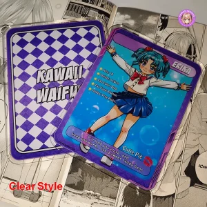 Erika Waifu Acrylic Anime Card by Kawaii Waifus (Clear Style)