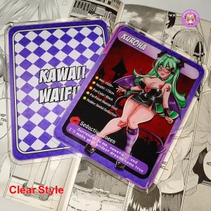 Kuroha Waifu Acrylic Anime Card by Kawaii Waifus (Clear Style)