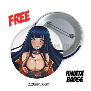 Hinata Pinback Button - Kawaii Waifus